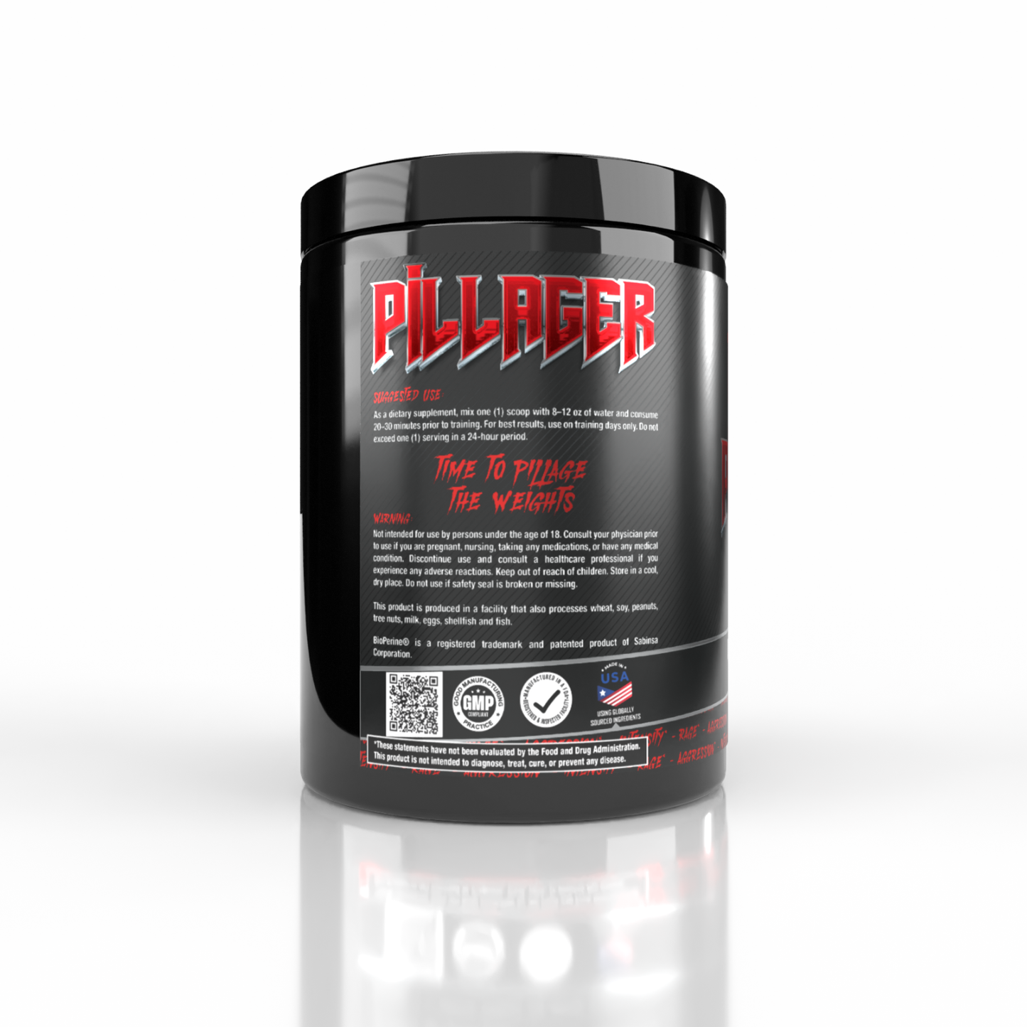 PILLAGER - Extreme High Stim Preworkout