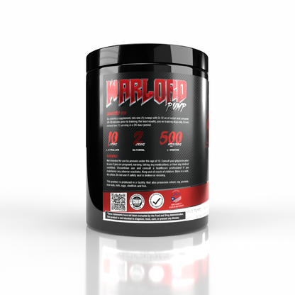 WARLORD - Non Stim Pump Preworkout